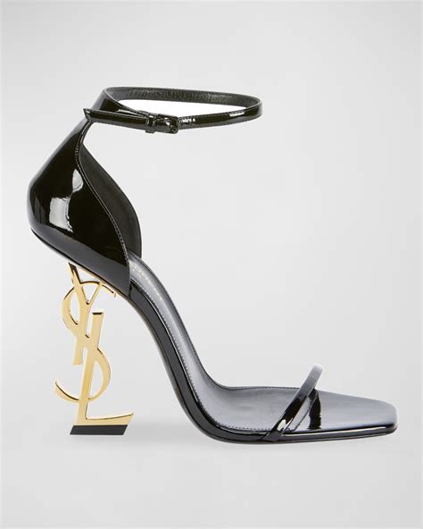 ysl black shoe|price of ysl heels.